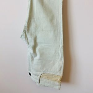 Alexander Wang Mint Jeans with Leather